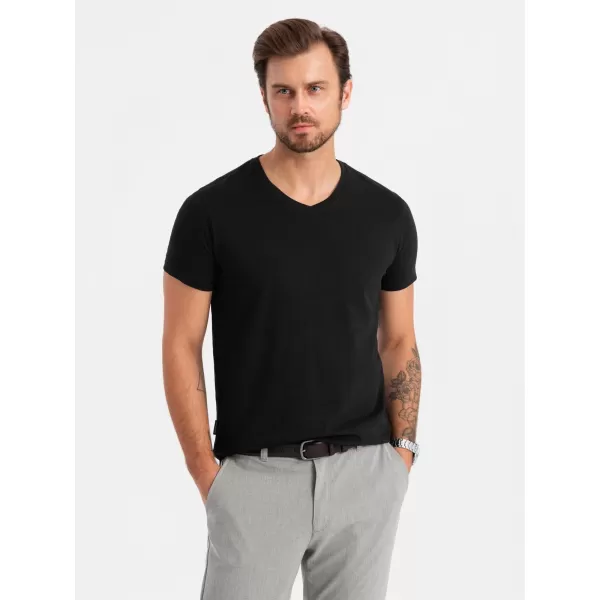  Cămaşă OMBRE OM-TSBS-0233 3X NEGRU 