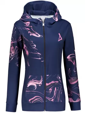 Panoul pentru femei pe Zip Premium ALTISPORT VOJ/ALW064MI02 ALBASTRU -PINK