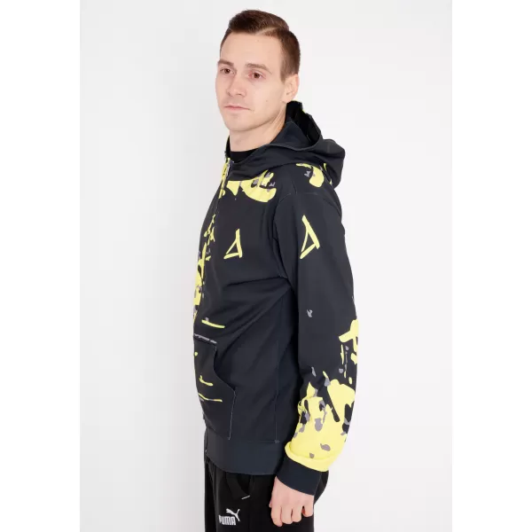  Panoul pentru bărbați pe Zip Premium ALTISPORT VOJ/ALM057MI02 GALBEN FLUO 