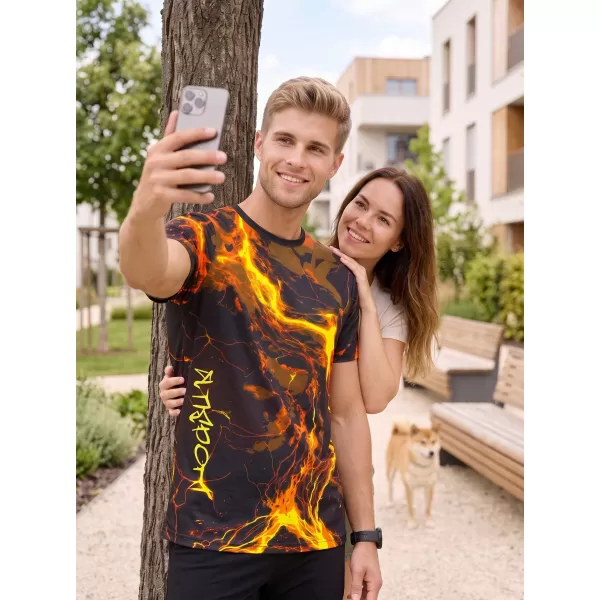  Premium funcțional pentru bărbați ALTISPORT VOJ/ALM071TR01 NEGRU -YELLOW 