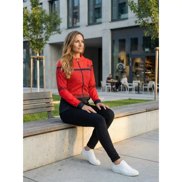  Panoul pentru femei pe Zip Premium ALTISPORT VOJ/ALW023MI02 ROŞU 
