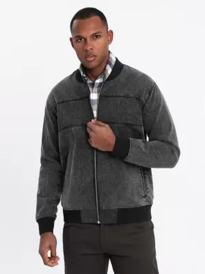 Sacou OMBRE OM-JADJ-0163 NEGRU