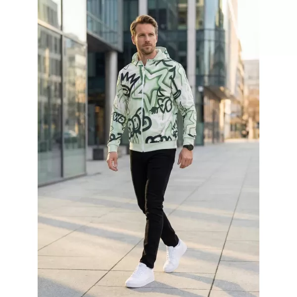  Panoul pentru bărbați pe Zip Premium ALTISPORT VOJ/ALM054MI02 VERDE 