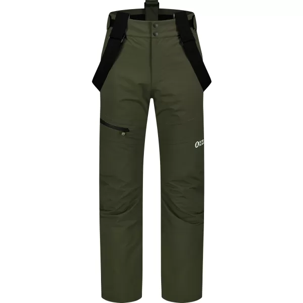  Pantaloni de schi pentru bărbați NORDBLANC FROSTED NBWP8135 ARMATĂ 