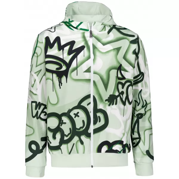  Panoul pentru bărbați pe Zip Premium ALTISPORT VOJ/ALM054MI02 VERDE 