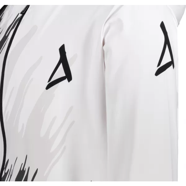  Panoul pentru bărbați pe Zip Premium ALTISPORT VOJ/ALM006MI02 ALB -NEGRU 