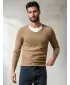 Pulover pentru bărbați DSTREET WX2306 CARAMEL