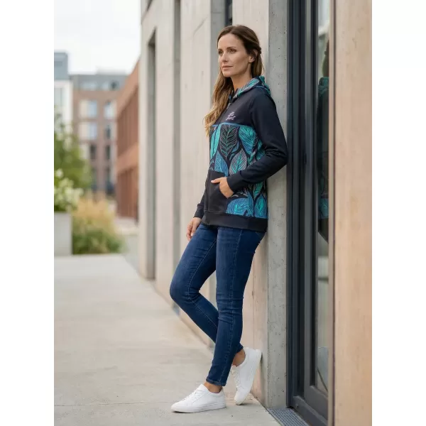  Panoul pentru femei pe Zip Premium ALTISPORT VOJ/ALW061MI02 ALBASTRU 