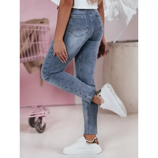  Pantalonii pentru doamne DSTREET UY2387 ALBASTRU 