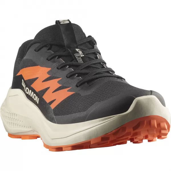  Pantofi pentru bărbați SALOMON ALPHAGLIDE L47801100 NEGRU/ZI PLOIOASĂ/ROȘU PORTOCALIU 