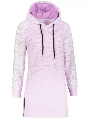 Premium cu hanorac funcțional pentru femei ALTISPORT VOJ/ALW067MI03 BABY PINK