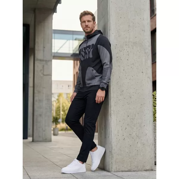  Panoul pentru bărbați pe Zip Premium ALTISPORT VOJ/ALM056MI02 NEGRU 