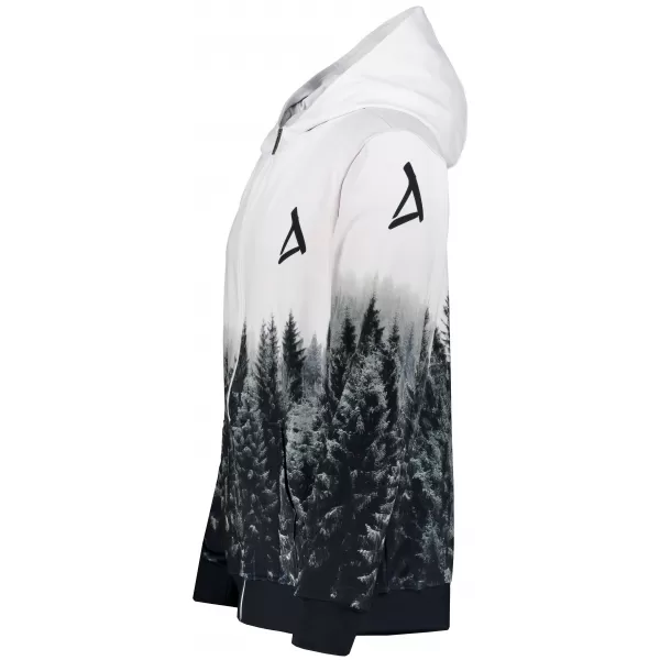  Panoul pentru bărbați pe Zip Premium ALTISPORT VOJ/ALM058MI02 ALB -GRAY 