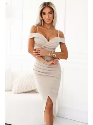 Rochie NUMOCO CALLIE 564-5 BEJ