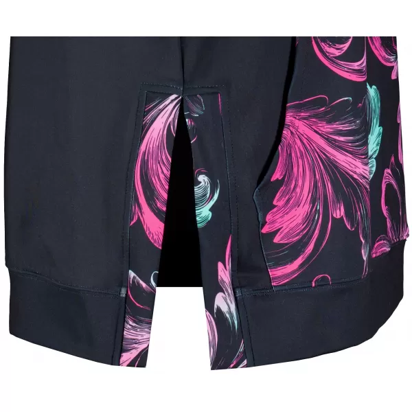  Premium cu hanorac funcțional pentru femei ALTISPORT VOJ/ALW065MI03 NEGRU -PINK 