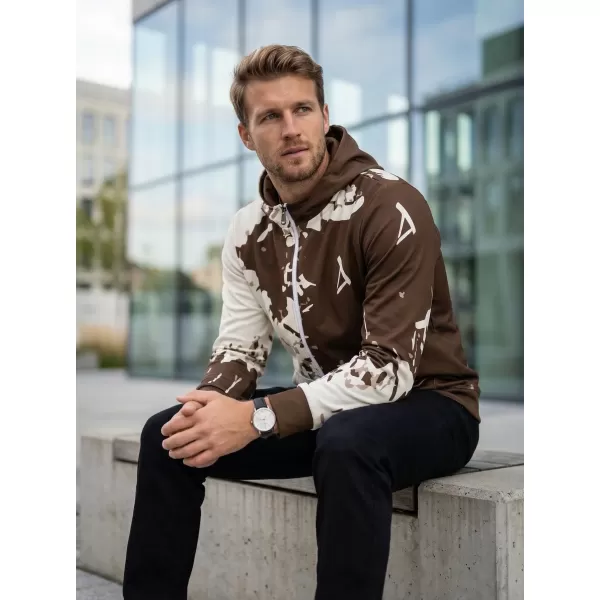  Panoul pentru bărbați pe Zip Premium ALTISPORT VOJ/ALM057MI02 MARO 