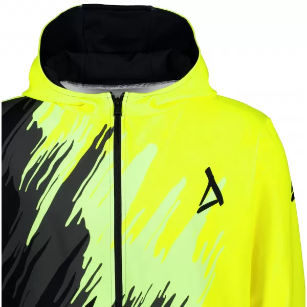 Panoul pentru bărbați pe Zip Premium ALTISPORT VOJ/ALM006MI02 NEGRU -YELLOW 