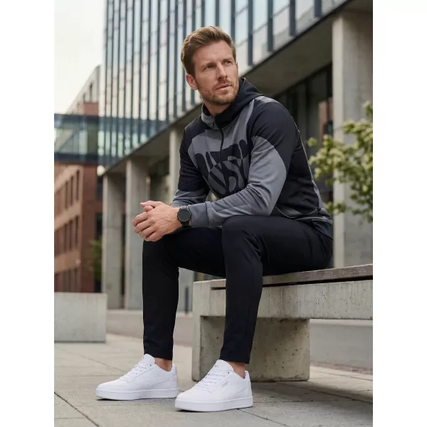  Panoul pentru bărbați pe Zip Premium ALTISPORT VOJ/ALM056MI02 NEGRU 