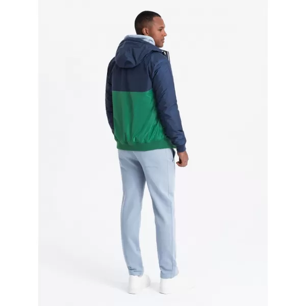  Sacou OMBRE C447 VERDE/ALB/ALBASTRU BLEUMARIN 