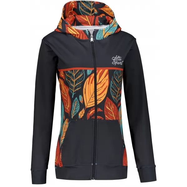 Panoul pentru femei pe Zip Premium ALTISPORT VOJ/ALW061MI02 PORTOCALIU/ALBASTRU 