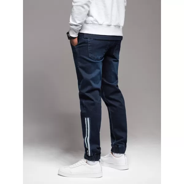  Pantaloni OMBRE OM-PADJ-0156 ALBASTRU ÎNCHIS 