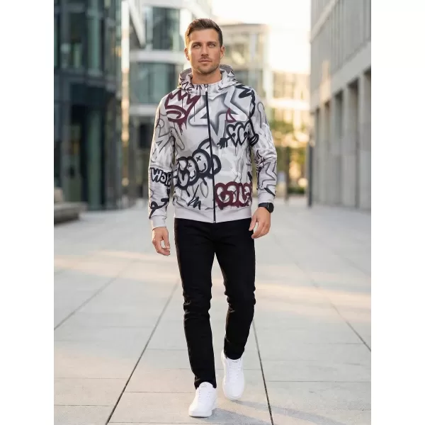  Panoul pentru bărbați pe Zip Premium ALTISPORT VOJ/ALM054MI02 GRI ÎNCHIS 