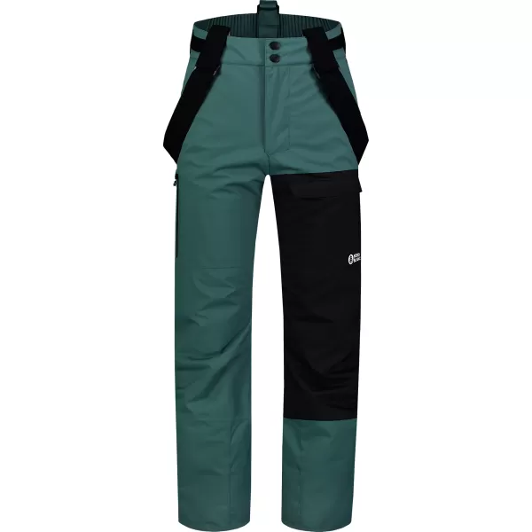  Pantaloni de schi și snowboard pentru bărbați NORDBLANC PLOW NBWP8133 VERDE 
