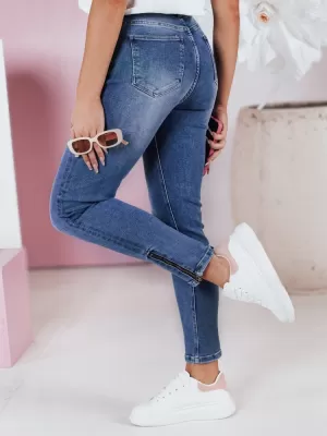 Pantalonii pentru doamne DSTREET UY2366 SEA -BLUE