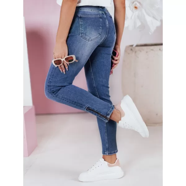  Pantalonii pentru doamne DSTREET UY2366 SEA -BLUE 