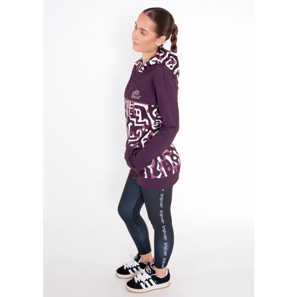  Panoul pentru femei pe Zip Premium ALTISPORT VOJ/ALW060MI02 BURGUNDIA 