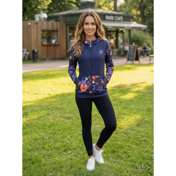  Panoul pentru femei pe Zip Premium ALTISPORT VOJ/ALW063MI02 PURPURIU ÎNCHIS 