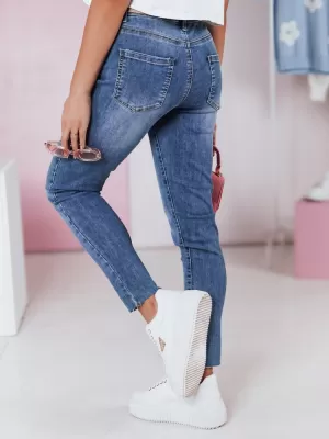 Pantalonii pentru doamne DSTREET UY2363 SEA -BLUE
