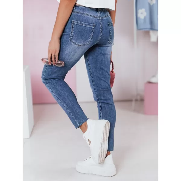  Pantalonii pentru doamne DSTREET UY2363 SEA -BLUE 