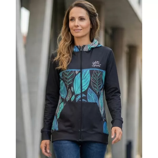  Panoul pentru femei pe Zip Premium ALTISPORT VOJ/ALW061MI02 ALBASTRU 