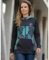 Panoul pentru femei pe Zip Premium ALTISPORT VOJ/ALW061MI02 ALBASTRU