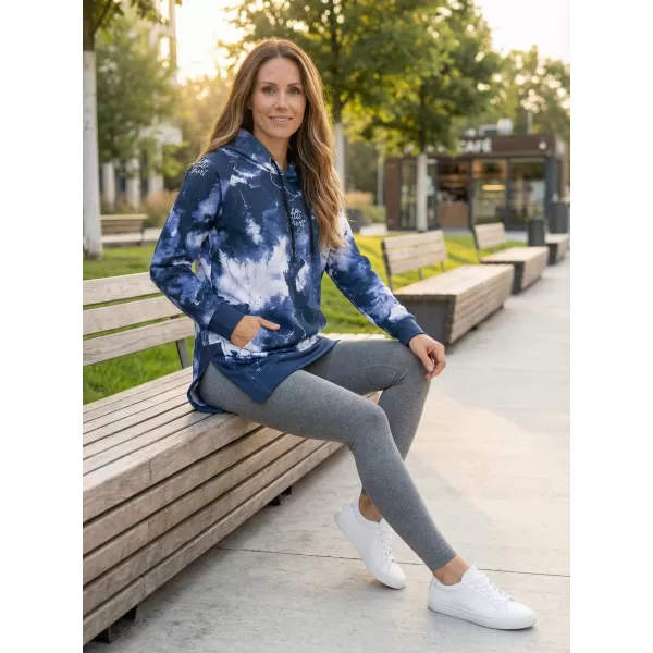  Premium cu hanorac funcțional pentru femei ALTISPORT VOJ/ALW066MI03 ALBASTRU ÎNCHIS 