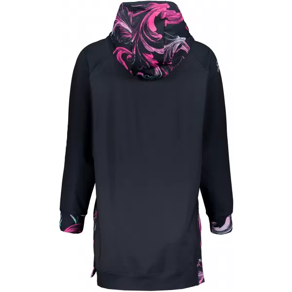  Premium cu hanorac funcțional pentru femei ALTISPORT VOJ/ALW065MI03 NEGRU -PINK 
