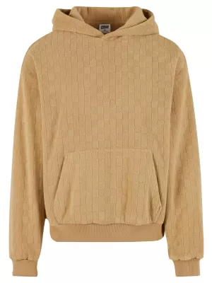 Hanorac pentru bărbați URBAN CLASSICS TB7304 BEJ UNIUNE