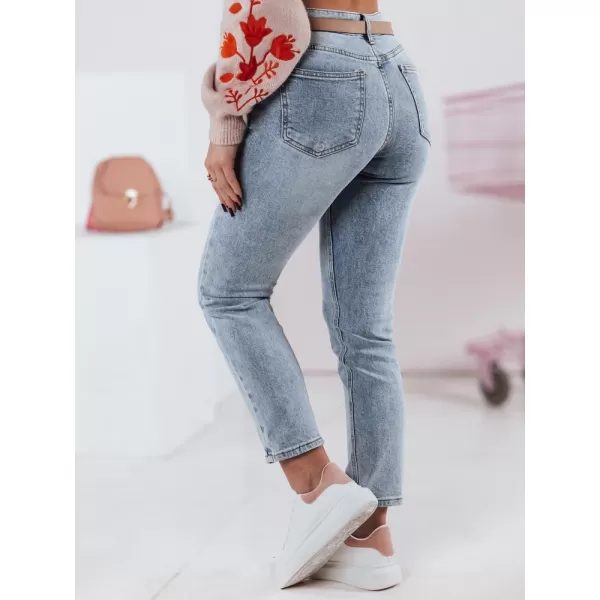  Pantalonii pentru doamne DSTREET UY2345 ALBASTRU DESCHIS 