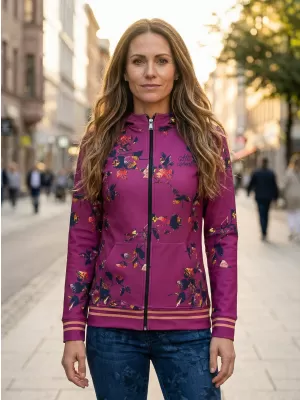 Panoul pentru femei pe Zip Premium ALTISPORT VOJ/ALW024MI02 VIOLET