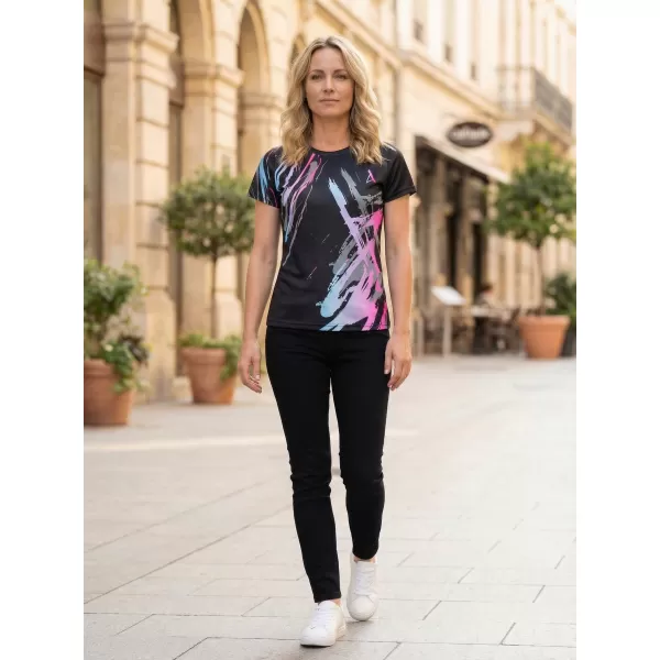  Premium funcțional pentru femei ALTISPORT VOJ/ALW074TR01 NEGRU -PINK 