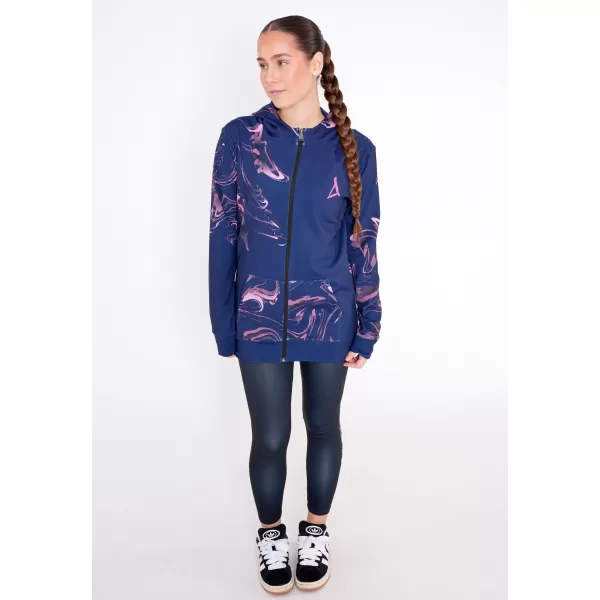  Panoul pentru femei pe Zip Premium ALTISPORT VOJ/ALW064MI02 ALBASTRU -PINK 