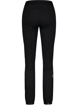 Pantaloni softshell impermeabili ușori pentru femei NORDBLANC FINDING NBWPL8104 NEGRU