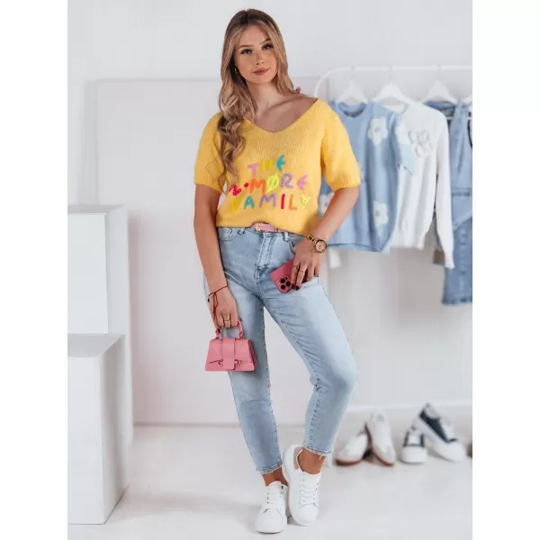  Pantalonii pentru doamne DSTREET UY2347 ALBASTRU DESCHIS 