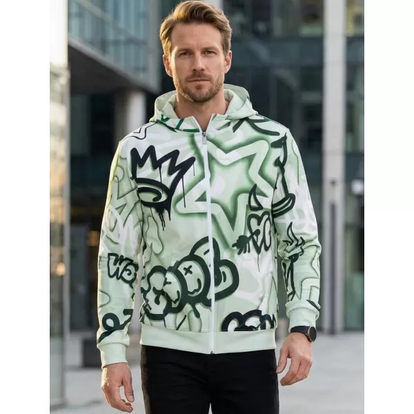  Panoul pentru bărbați pe Zip Premium ALTISPORT VOJ/ALM054MI02 VERDE 