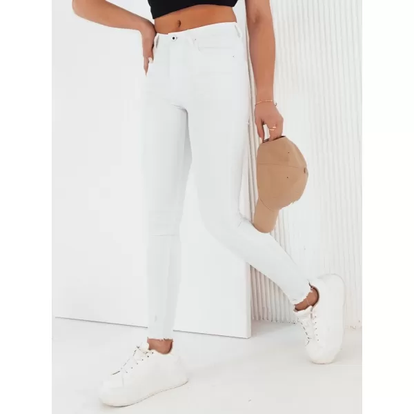  Pantalonii pentru doamne DSTREET UY1977 ALB 