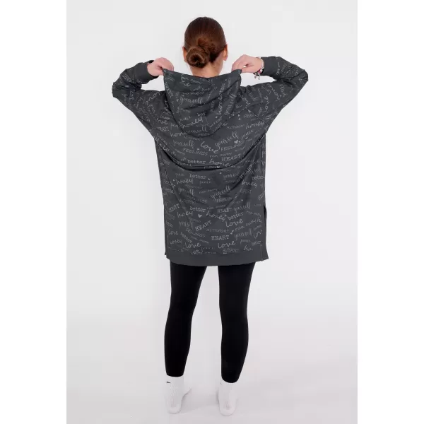  Premium cu hanorac funcțional pentru femei ALTISPORT VOJ/ALW067MI03 NEGRU 