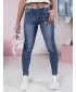 Pantalonii pentru doamne DSTREET UY2386 ALBASTRU