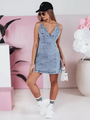 Rochie DSTREET EY2568 ALBASTRU