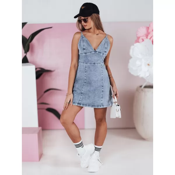  Rochie DSTREET EY2568 ALBASTRU 